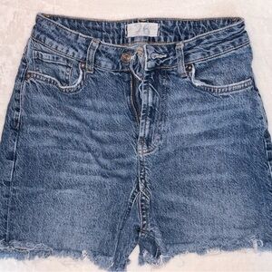 We The Free Blue Jean Shorts